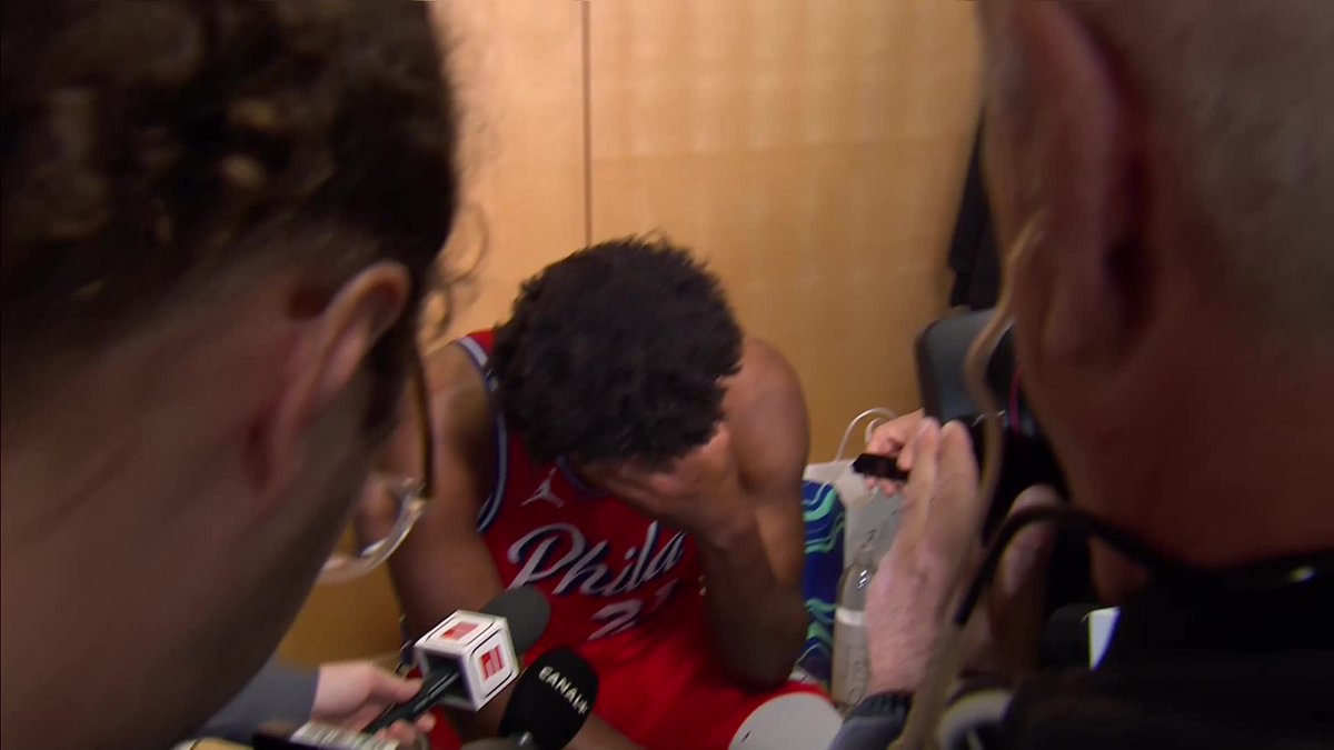 "We're gonna win this series. We're gonna win this. We know what we've got to fix. We did a better job today, so we're gonna fix it. We're the better team and we're gonna keep fighting." - Joel Embiid