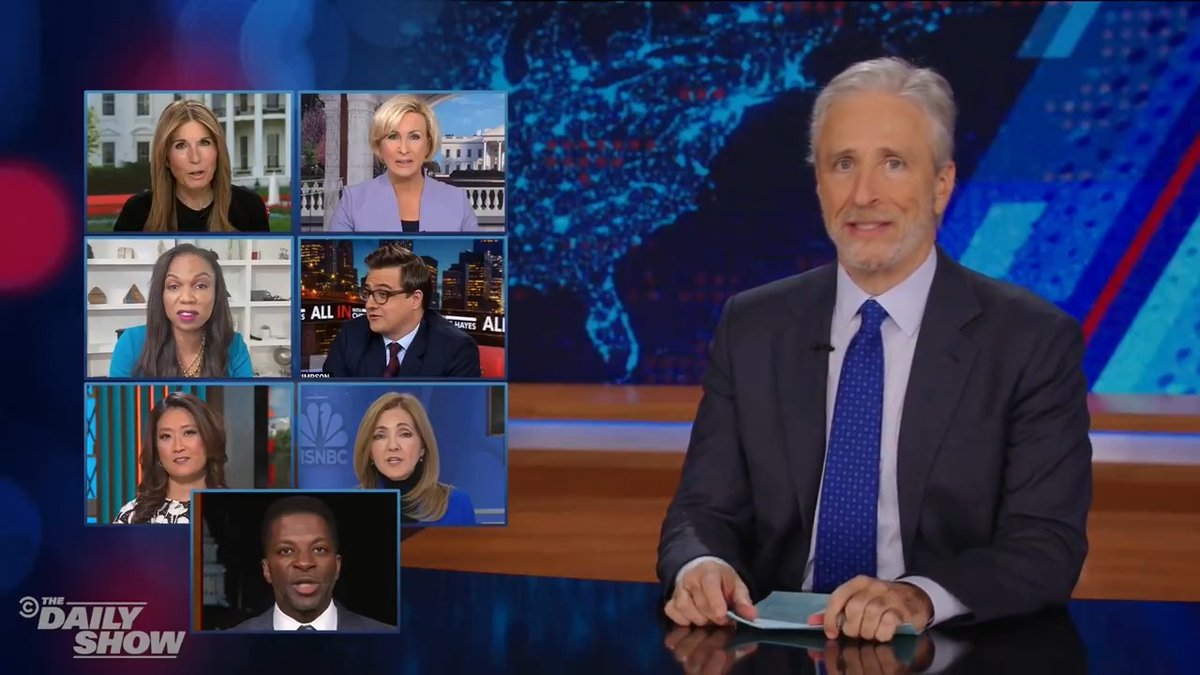 Jon Stewart realizes the media has learned absolutely nothing about giving Trump this much airtime.