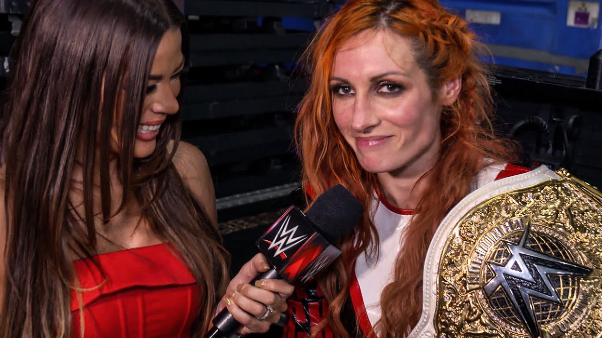 EXCLUSIVE: What does tonight's victory mean to the new Women's World Champion Rebecca Quin? #WWERaw