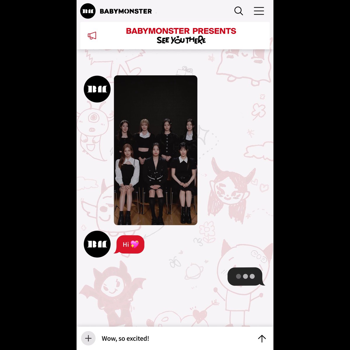 #BABYMONSTER PRESENTS : SEE YOU THERE MESSAGE VIDEO✉ #베이비몬스터 #BABYMONSTERPRESENTS #SEEYOUTHERE #YG