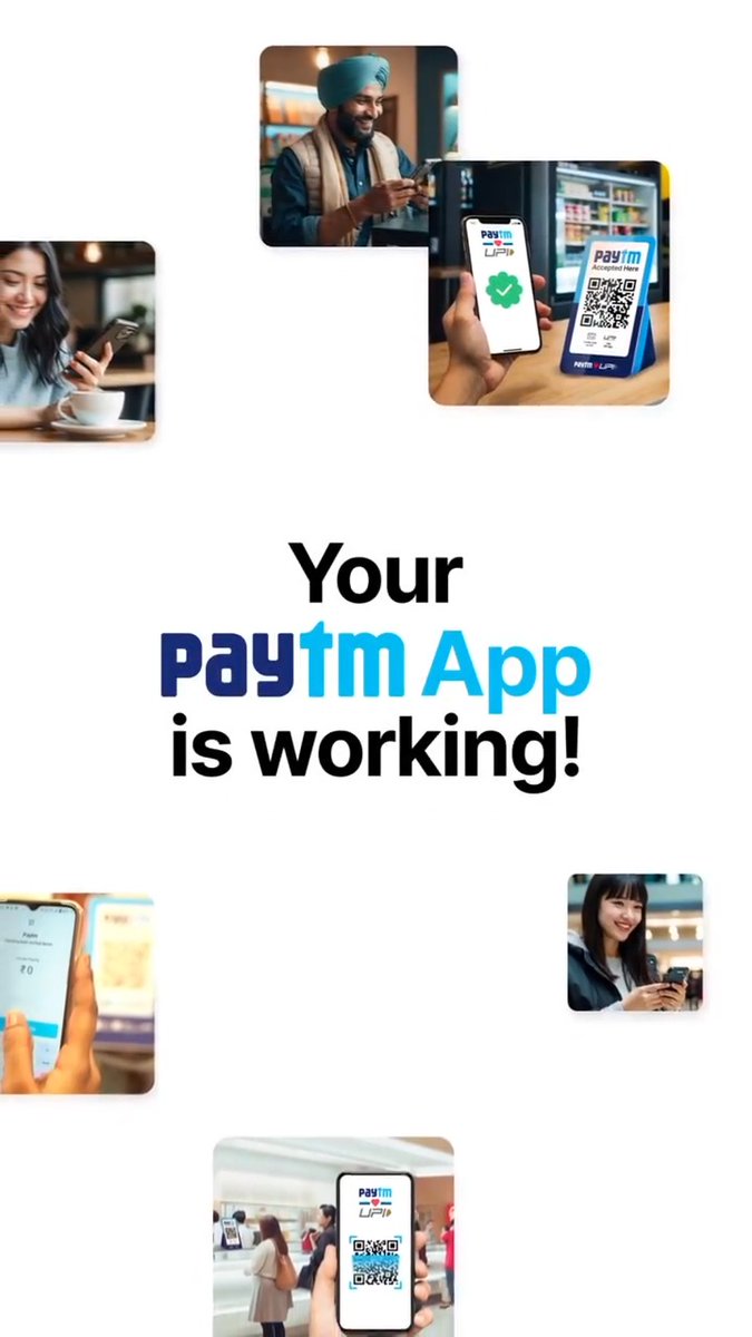 Your Paytm app is working smoothly! All services, from Paytm UPI and QR to Soundbox, recharges, and bill payments, are fully operational 🚀 Experience lightning-fast payments and enjoy exclusive deals, cashback points, and rewards every time you use it! Discover the power of UPI Lite and Rupay Credit Card on UPI. #PaytmKaro 🇮🇳