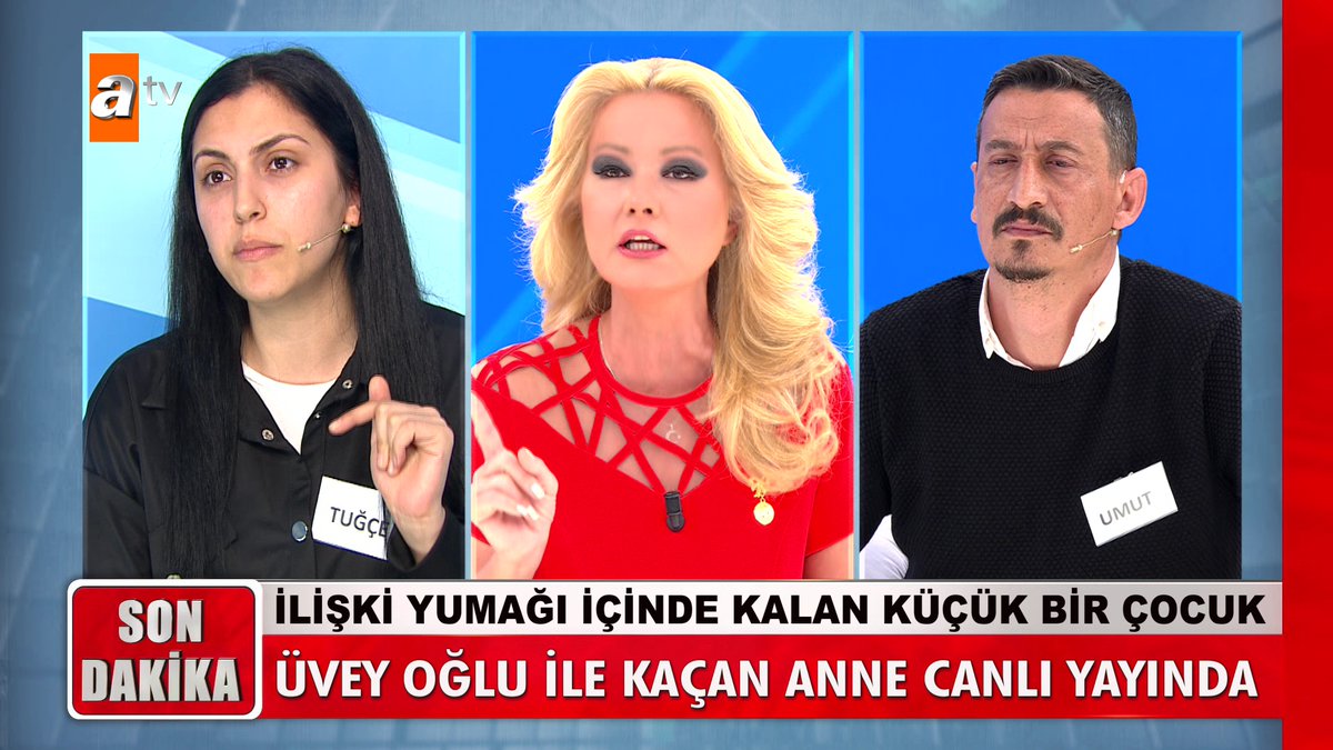 İlişki yumağı içinde kalan küçük bir çocuk. Üvey oğlu ile kaçan anne canlı yayında. #MügeAnlıİleTatlıSert #MügeAnlı atv