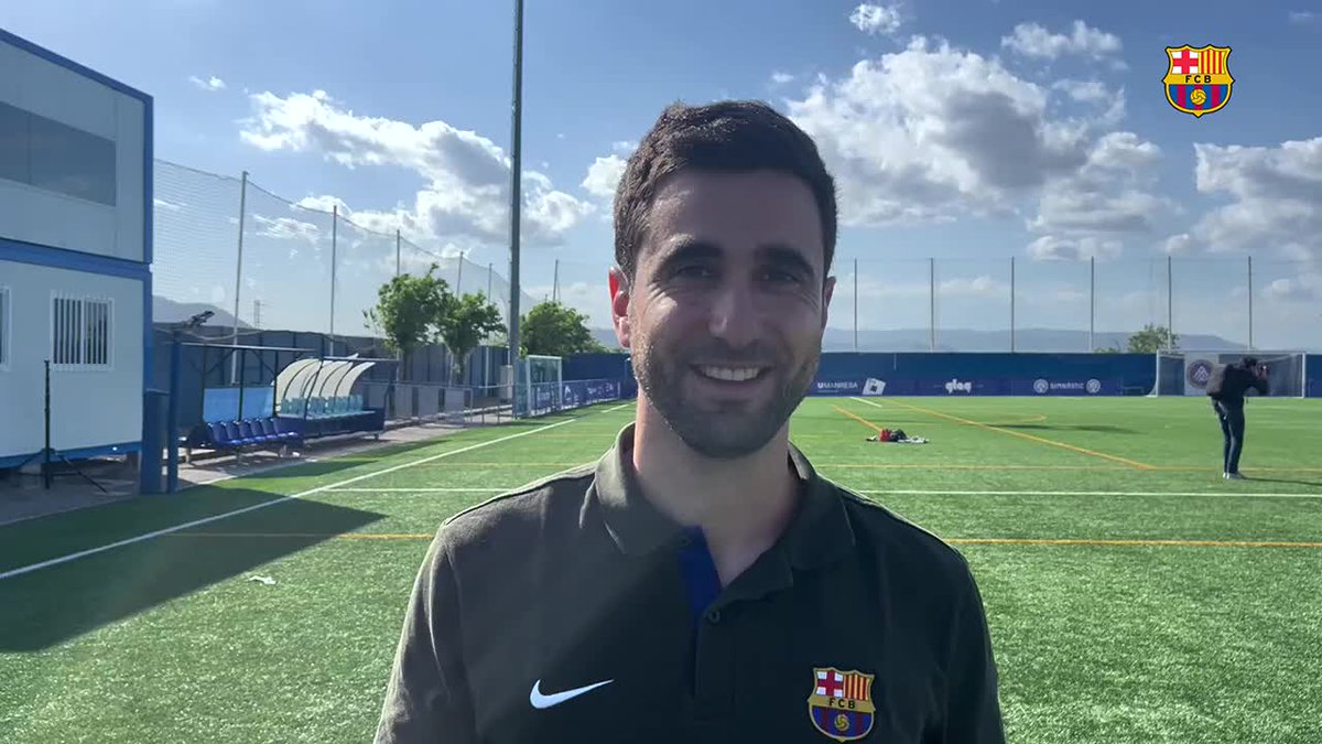 ๐ Aixรญ van valorar l'entrenador, Arnau Blanco, i dos dels capitans, Pedro Rodrรญguez i Madou Murcia, el tรญtol de Lliga aconseguit pel ๐๐ฎ๐ฑ๐ฒ๐ ๐ #FCBMasia ๐โค