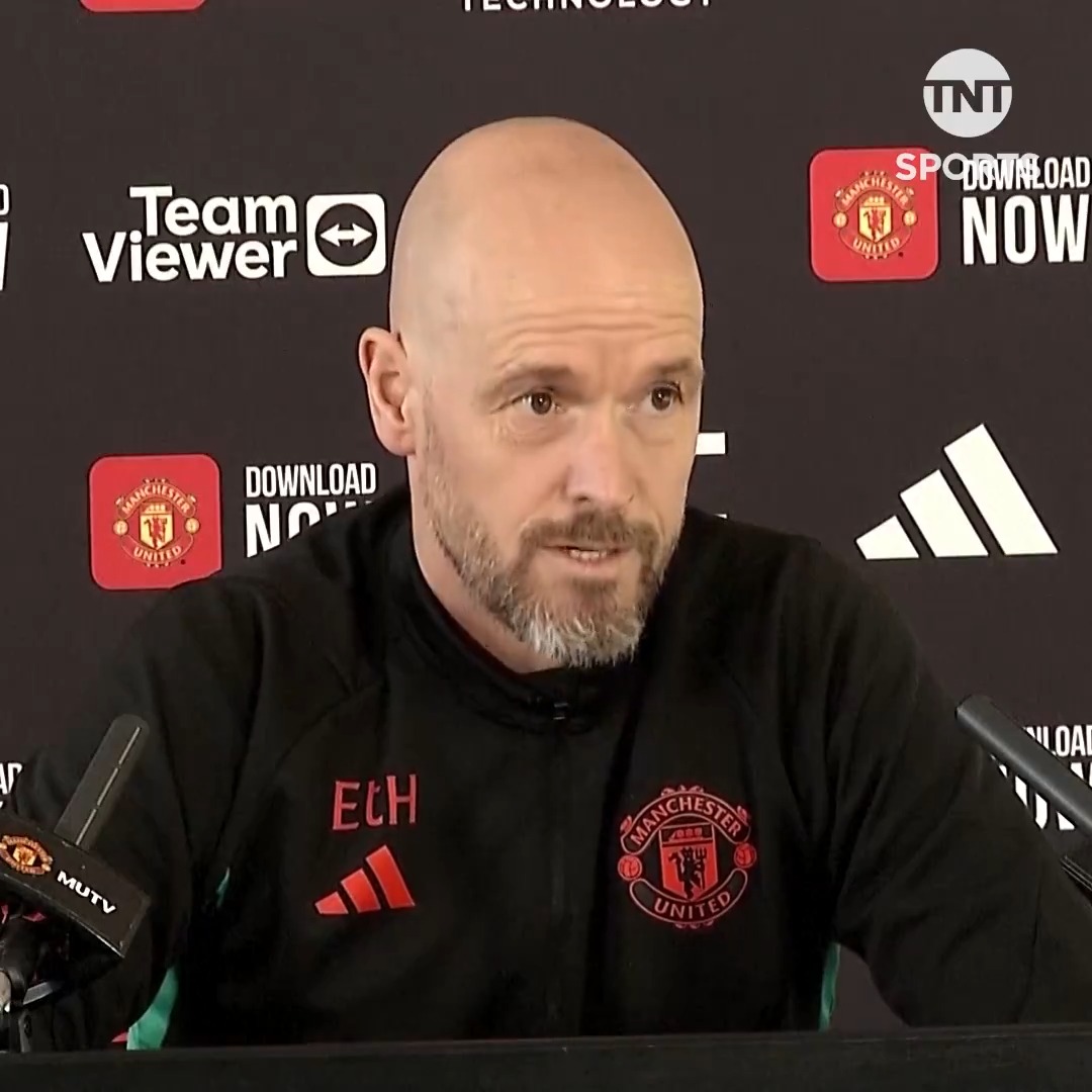 "The reactions from YOU was embarrassing." Erik ten Hag addresses the comments about Man Utd's performance against Coventry in the FA Cup semi-final on Sunday... 😤