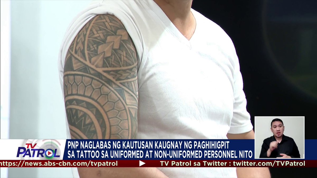 Naglabas ng kautusan ang PNP kaugnay ng paghihigpit sa tattoo sa mga tauhan nito. Oras na ito'y maging epektibo, ipabubura na ang mga visible o nakikitang tattoo ng mga pulis habang hindi na tatanggapin ang mga aplikanteng may tattoo kahit na hindi ito nakikita.