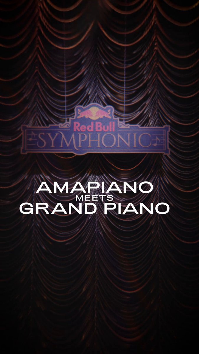 For one night! From Africa to the World 🌍 Amapiano meets the Grand Piano! 🪗 👑 of Amapiano #ThePianoKing 's most iconic works, re-imagined by maestra Ofentse Pitse & a full symphonic orchestra. Get your tickets now 😎 #RedBullSymphonicSouthAfrica