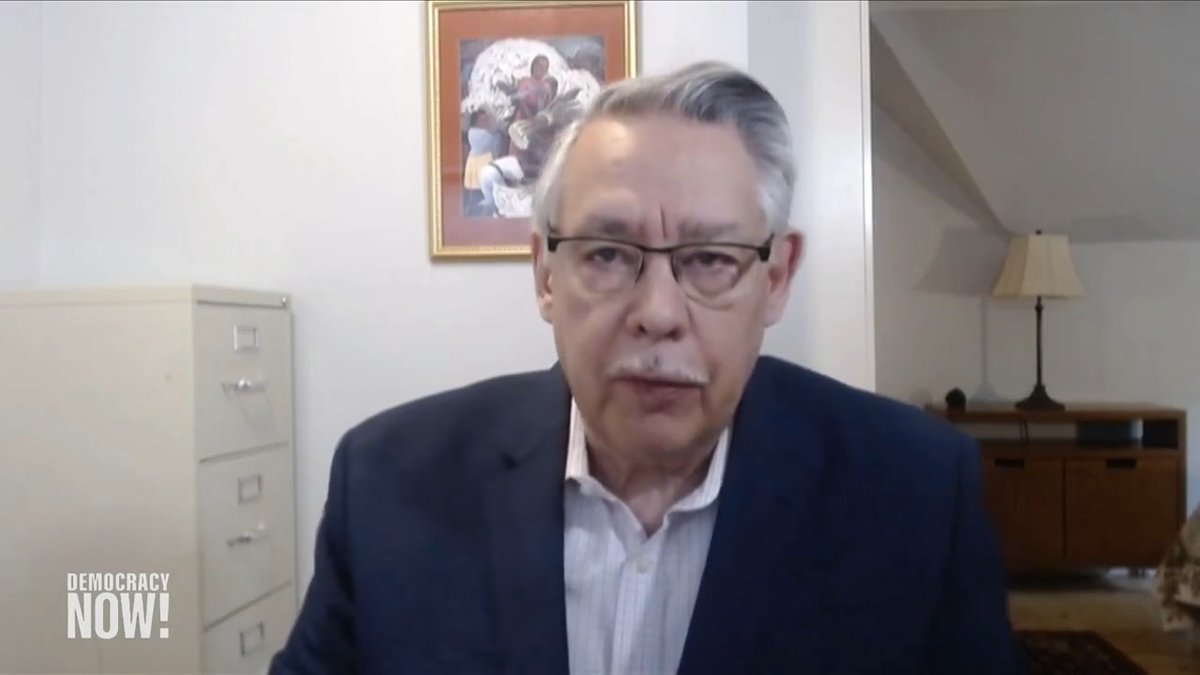Democracy Now! co-host Juan González, who helped lead the 1968 student protests at Columbia University, says the school has been much more severe in its response to today's protests for Gaza. "We occupied buildings. We did not allow classes to go forward in 1968," he says.