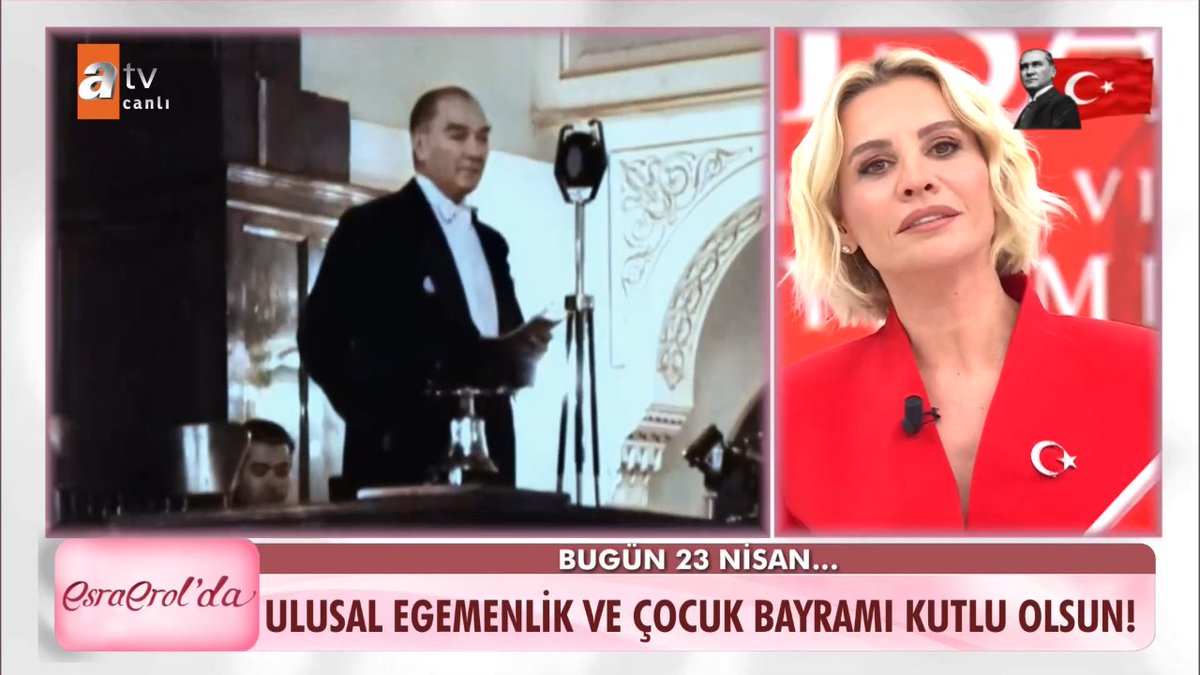Ulusal Egemenlik ve Çocuk Bayramı kutlu olsun! #EsraErolda #23Nisan