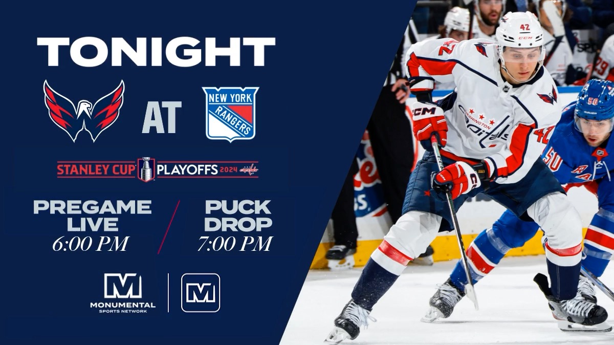#CapsRangers Game 2 is on deck tonight 🍿 Alexa Landestoy, Alan May, Brent Johnson &amp; Devante Smith-Pelly return for Washington Capitals Pregame Live at 6:00 pm on MNMT 📺 #TheGamesOn | #ALLCAPS