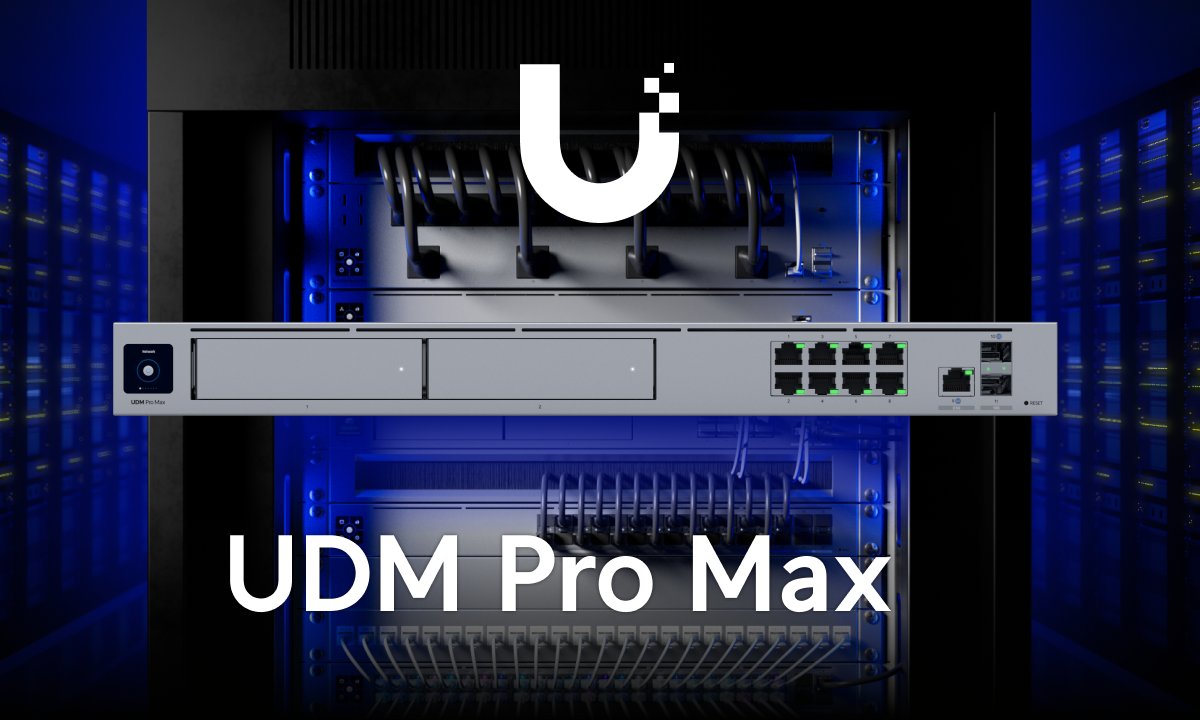 Introducing the Dream Machine Pro Max. Redesigned for scale with double the compute resources and new high availability features to seamlessly manage hundreds of UniFi devices and thousands of client devices in large, complex networks. More: