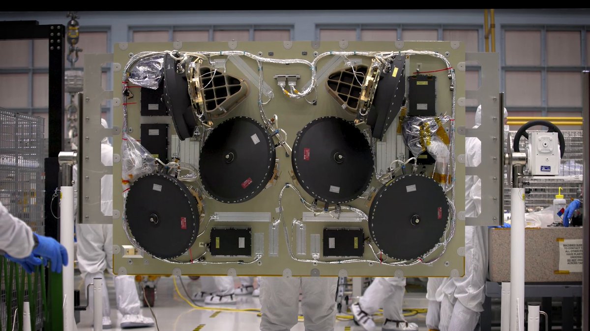 🎶 You spin one wheel in, you turn the next wheel out, you pivot another wheel upside down, and you turn Roman all about 🎶 Roman's eight reaction wheels will rotate the spacecraft with great precision to point at specific areas of the sky. Progress: