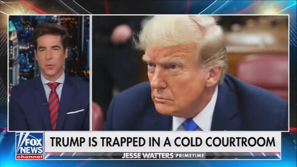 Fox host says Trump is too frail to sit in a courtroom all day: “You're going to sit him in a chair in freezing temperatures? Four days a week, eight hours a day? That takes a toll”