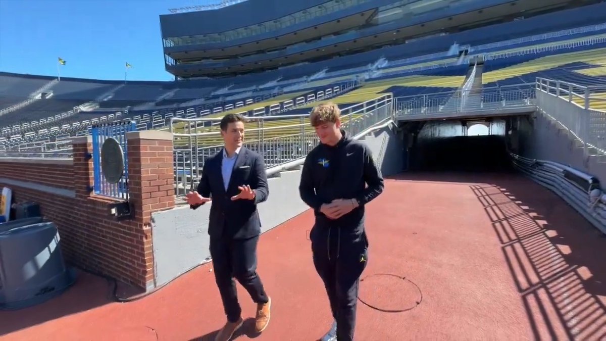 INTERVIEW: JJ McCarthy took one final walk through the Big House before the NFL Draft, reminiscing about some of the biggest moments from his undefeated career at Michigan Stadium. From his first TD pass to the final play vs. Ohio State on the way to the national championship: