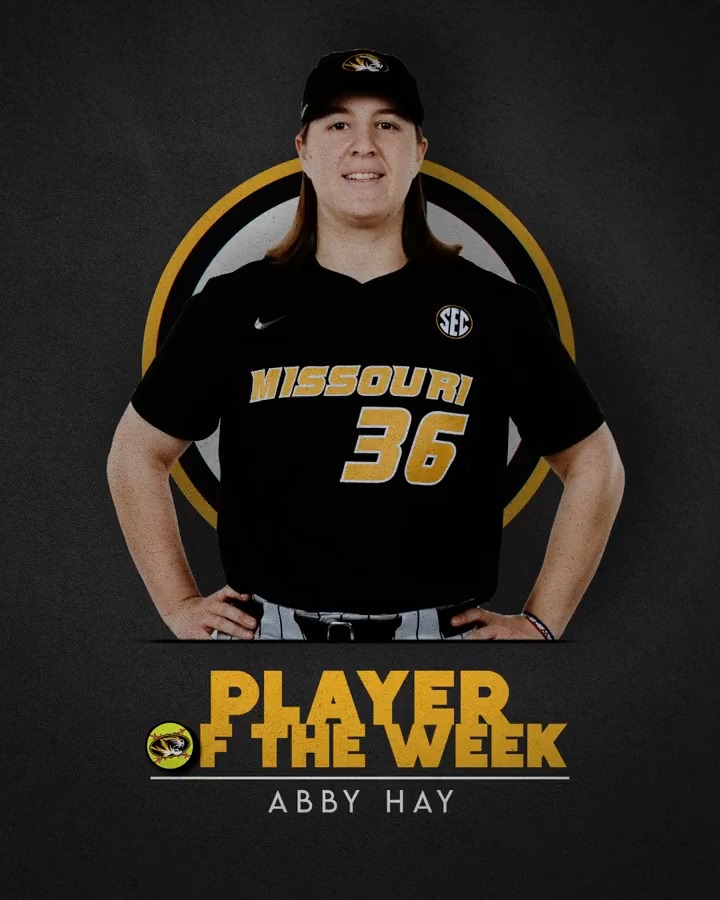 🥎 WK11 | SEC Softball Weekly Awards PLAYER: Abby Hay Mizzou Softball x #SECSB