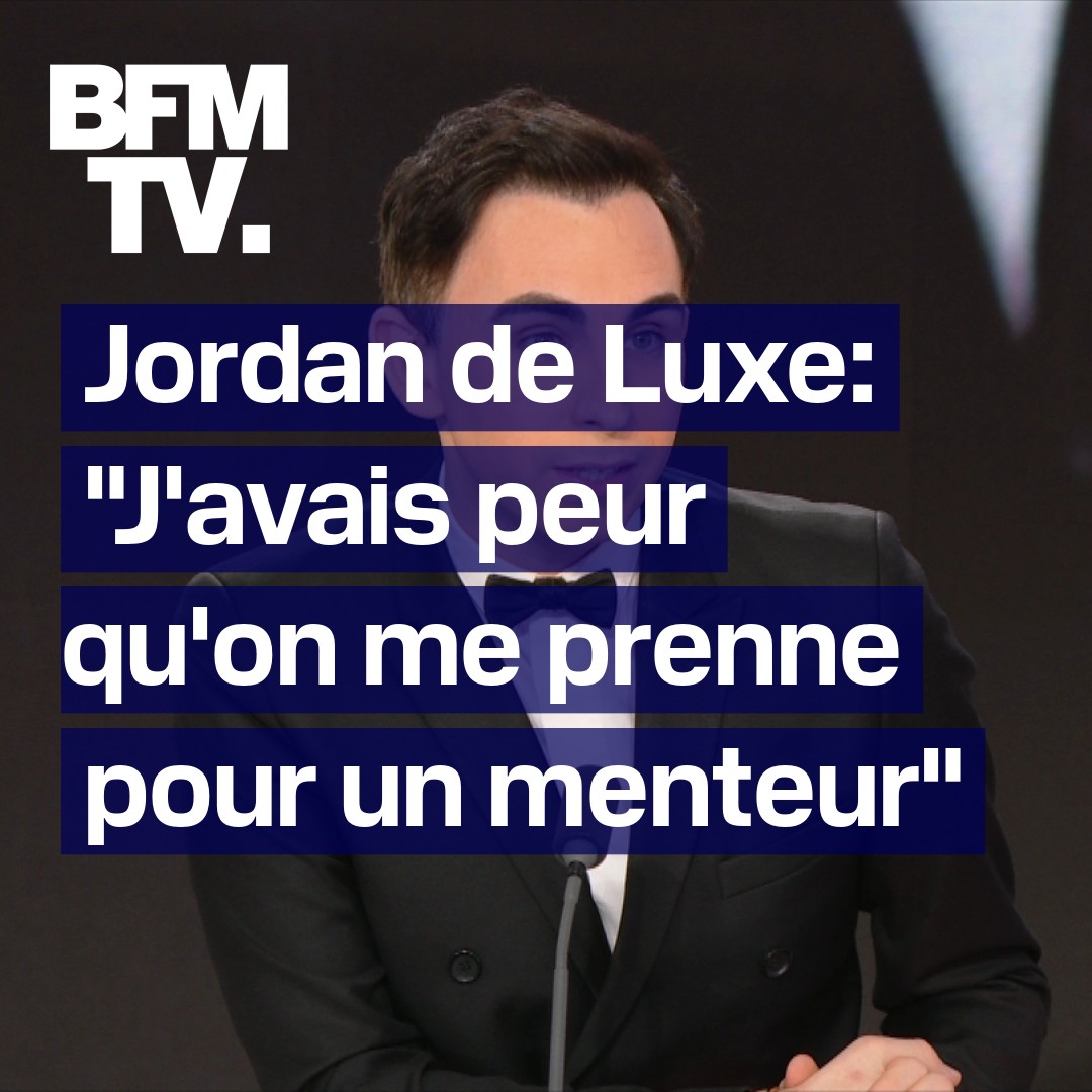 💬 "J'avais peur qu'on me prenne pour un menteur" L'animateur Jordan de Luxe raconte avoir été violé par un ancien acteur d'une célèbre série de M6