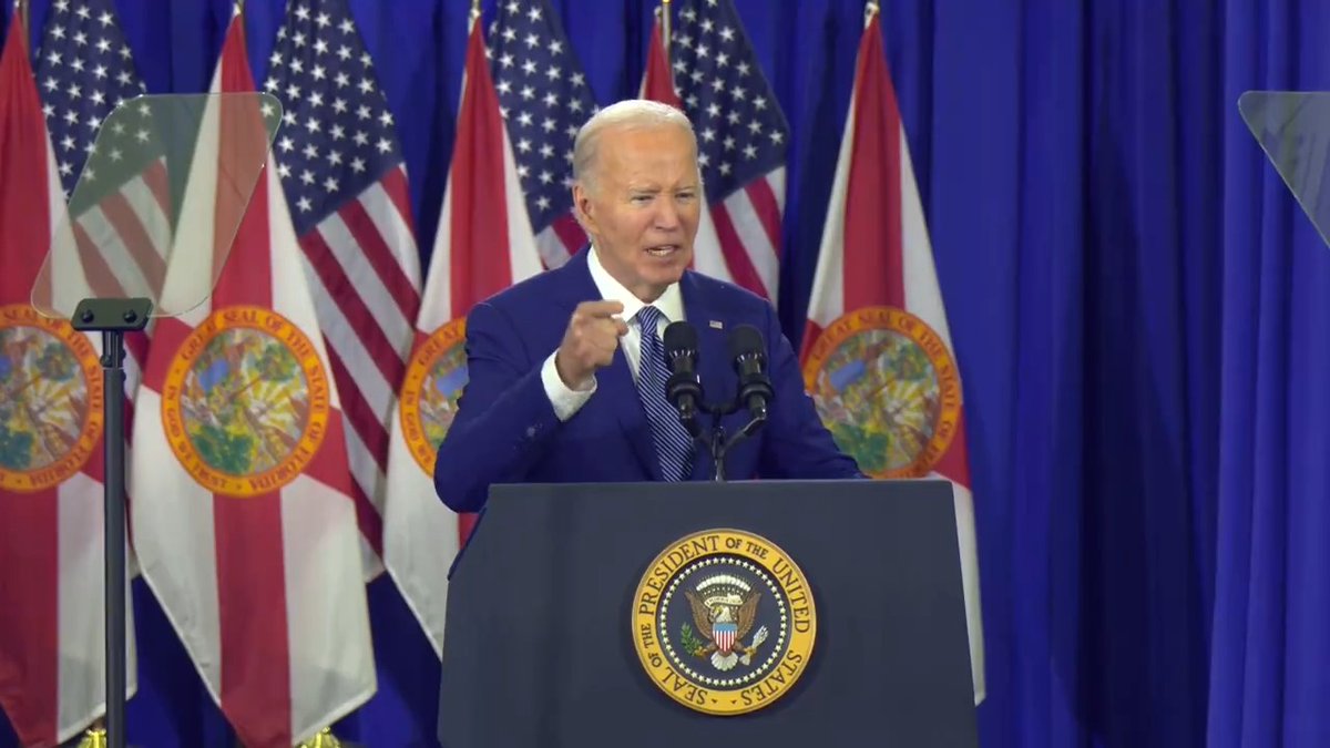 BREAKING: At a rally in Florida, the crowd has erupted in chants calling for four more years. Don’t ever let the media or the spinsters tell you Democrats aren’t excited to reelect President Biden. Retweet so all Americans, especially the media, sees.