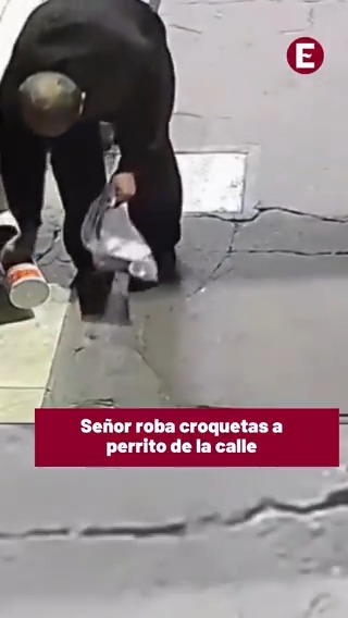 ¡Es el colmo! 😡Vecinos de #Texcoco, #Edomex denunciaron que un hombre se robó las croquetas que entre todos le colocan en un dispensador de comida a los perritos de la calle de la zona. #ExcélsiorDigital