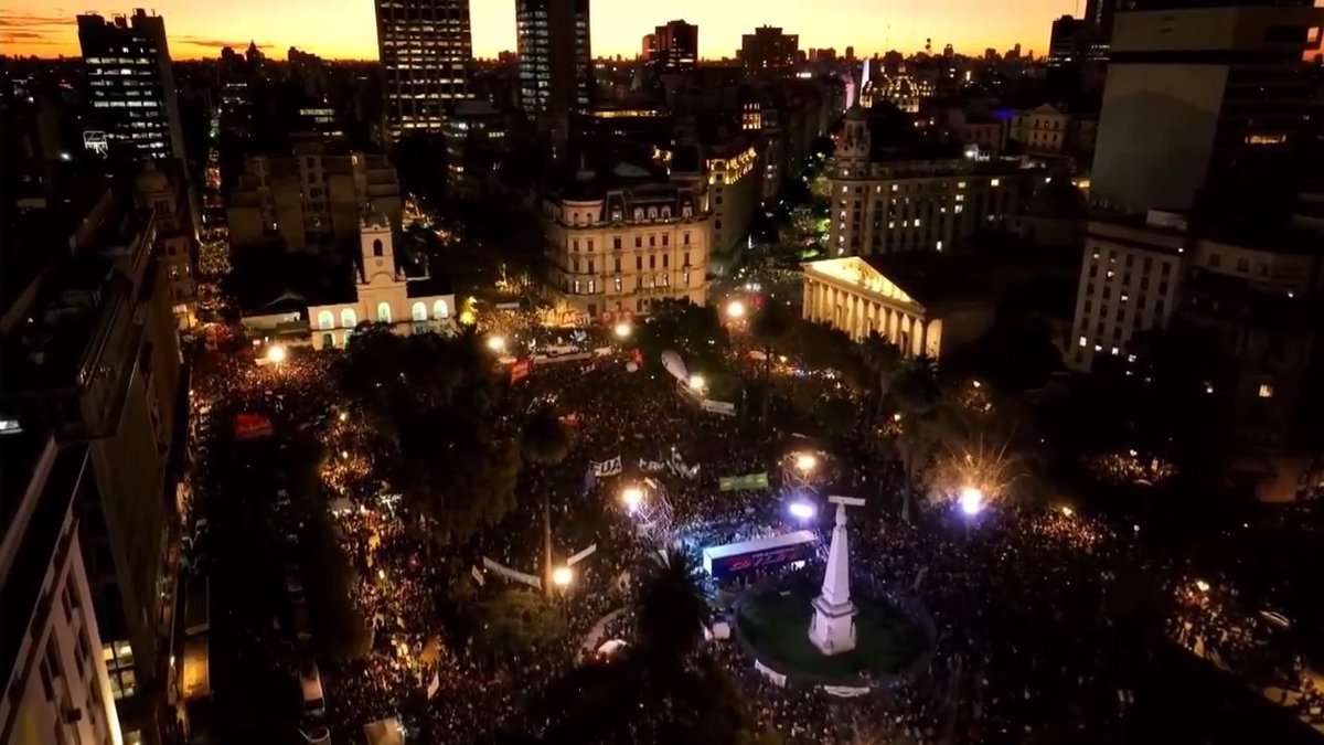 "Plaza de Mayo": Por la #MarchaUniversitaria en defensa de la universidad pública