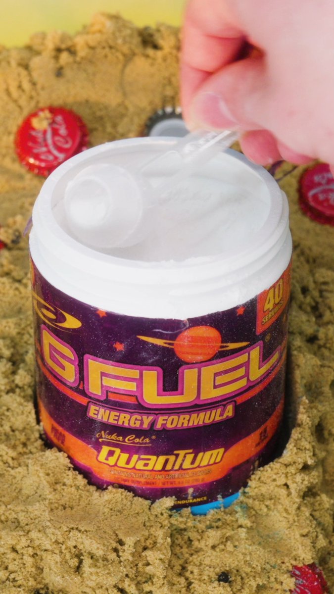 💛 𝗥𝗧 + 𝗙𝗢𝗟𝗟𝗢𝗪 to win a #Fallout x #GFUEL Tropical Citrus Berry "𝗡𝗨𝗞𝗔 𝗖𝗢𝗟𝗔 𝗤𝗨𝗔𝗡𝗧𝗨𝗠" Energy Tub! 🚀 2 winners picked on Thursday in honor of FALLOUT⚡️! 🛒 𝗚𝗘𝗧 𝗬𝗢𝗨𝗥𝗦:
