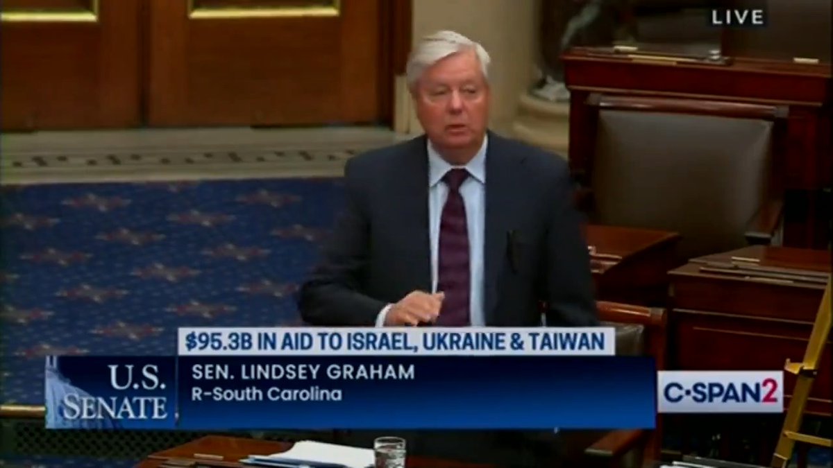 Lindsey Graham: Everybody who says we should do something about border legislation, you're absolutely right but unfortunately, we didn't get there because Trump opposed the bipartisan border deal. I hate that