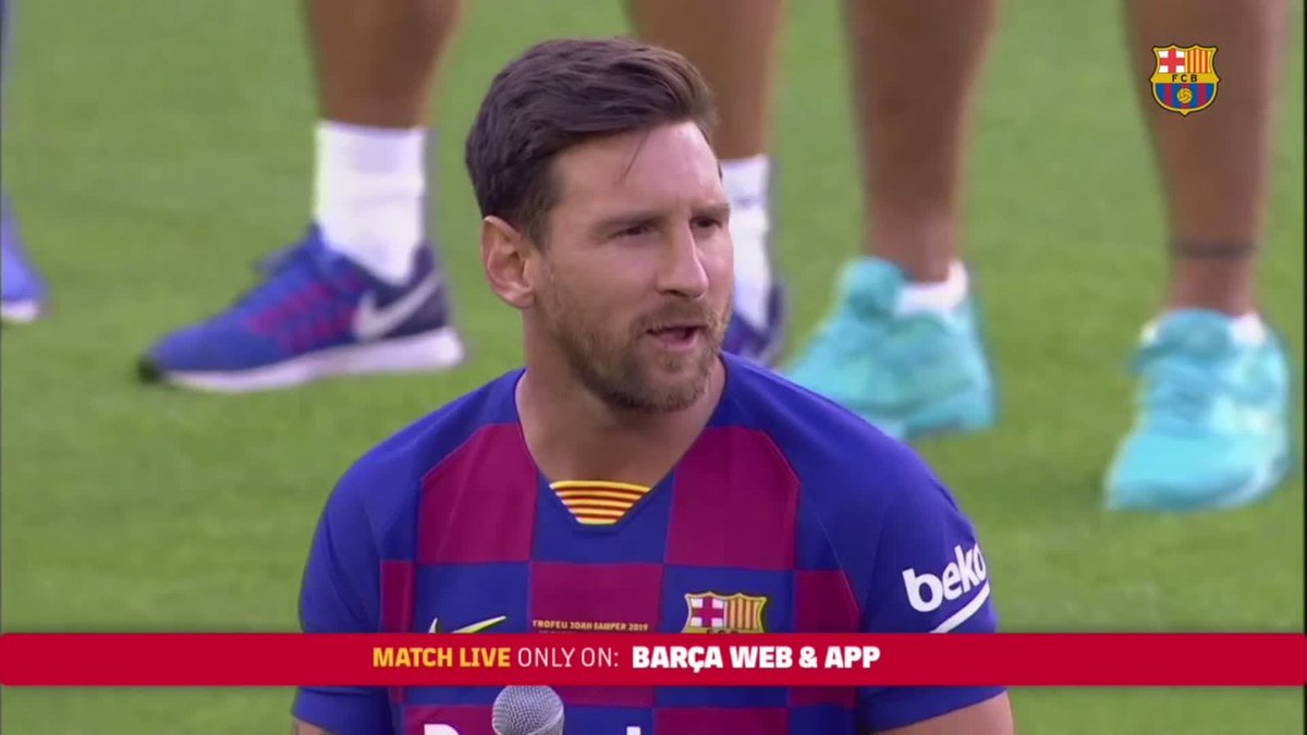🗣️Messi: "Tenemos que valorar la Liga que conseguimos. La octava en once años. Quizá hoy no le damos el valor que se merece, pero en unos años nos vamos a dar cuenta de lo difícil que es hacer eso"