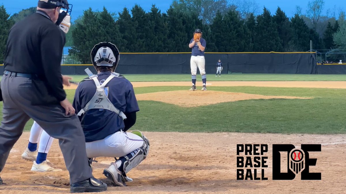 ‘25 Jacob Smith (Cape Henlopen Vikings Baseball) came out of the ‘pen FB touched 90 in this short outing, inducing weak contact. Continues to show the filthy CH that has NOT been touched by a bat all season long. FB: 86-89, T90 CB: 70-72 CH: 73-75 Jamie Naill Jr Prep Baseball Maryland
