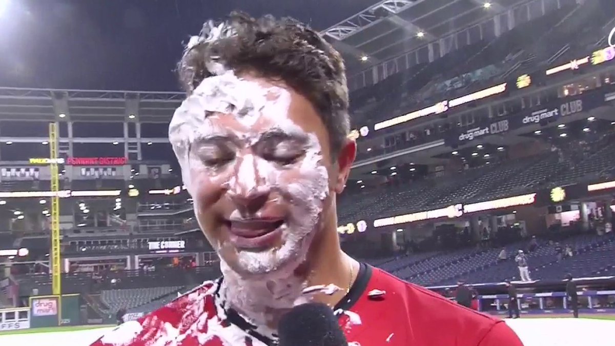 Shaving cream?! That's a new one 🤣 Tyler Freeman says the team wasn't going to let themselves get bested by Tanner Houck again. #ForTheLand