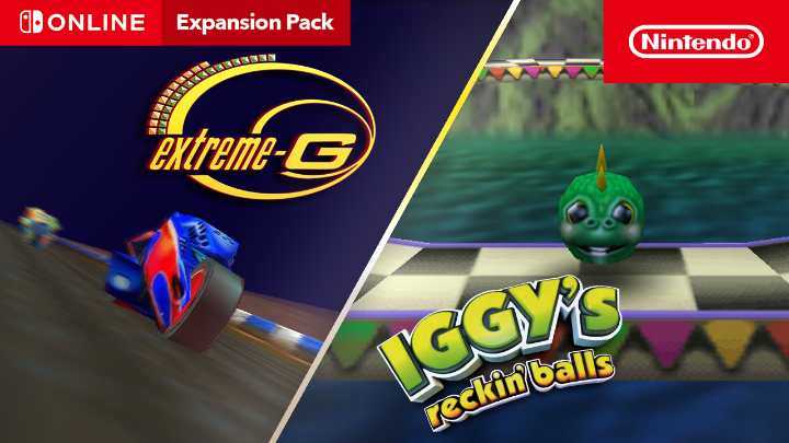 Extreme G and Iggy’s Reckin’ Balls are now live for #NintendoSwitchOnline + Expansion Pack members! Will you take your cyber-cycle to gravitational extremes in Extreme G or race through the towering tracks in Iggy’s Reckin’ Balls first?