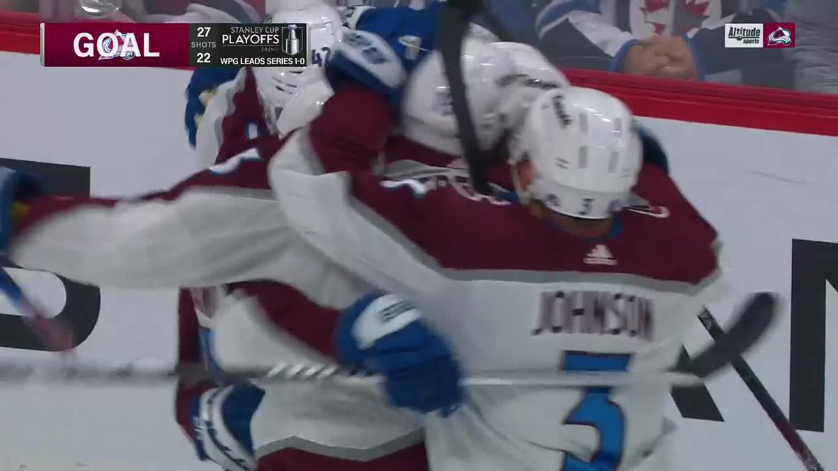 Parise really said, "That puck is going #ALLIN" 👀 #GoAvsGo