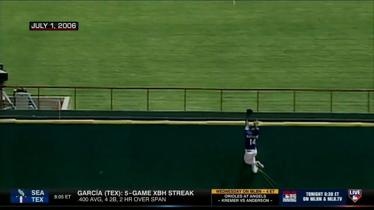 “I don't think we will see another robbed home run as good as the one Gary Matthews Jr. completed.” Chris Young looks at some of the best home run robberies. #MLBTonight