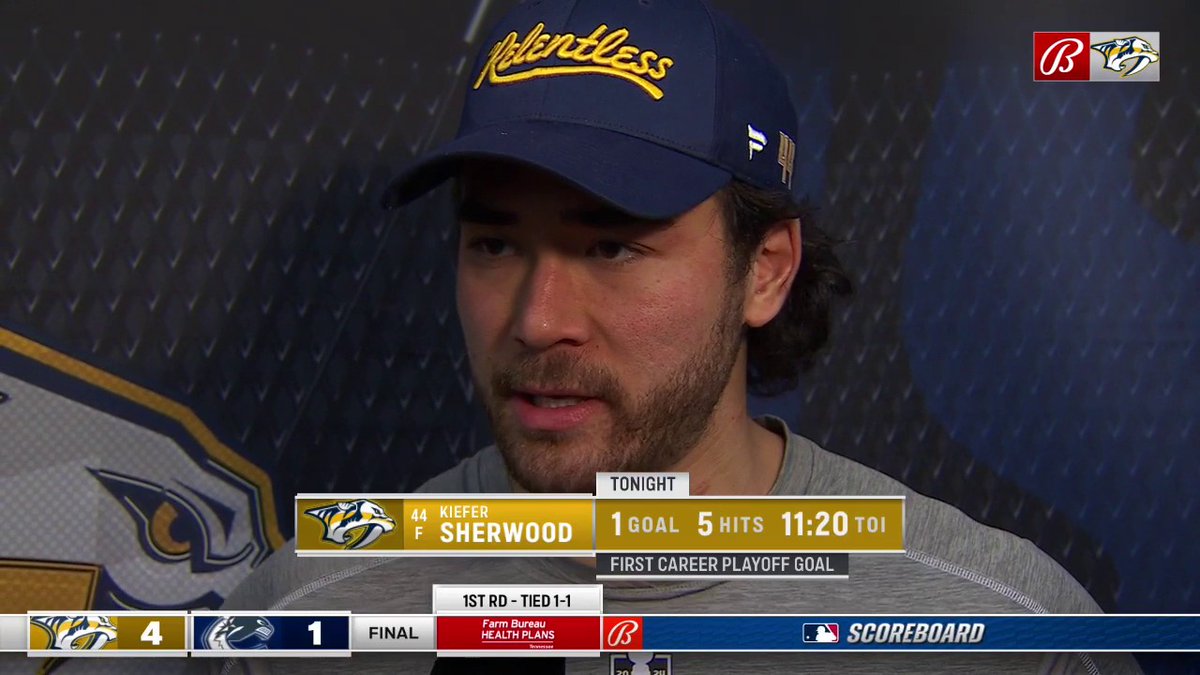Woody on returning to #Smashville: "We know that our fans are chomping at the bit so we can't wait." Lyndsay Rowley l Nashville Predators l #Preds