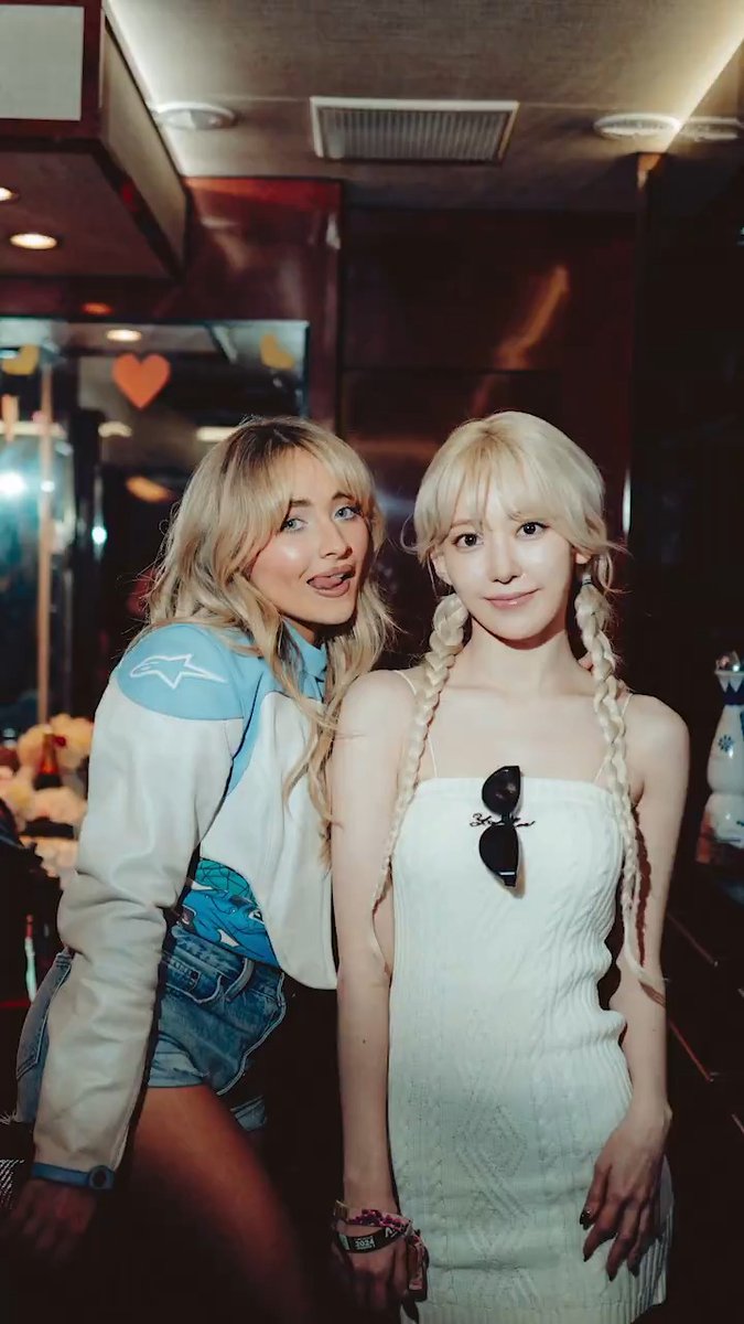 Adorable Sa-sisters #SAKURA n #SabrinaCarpenter 🤎 ▪️ ▪️ ▪️ #LE_SSERAFIM #르세라핌 #사쿠라 Sabrina Carpenter