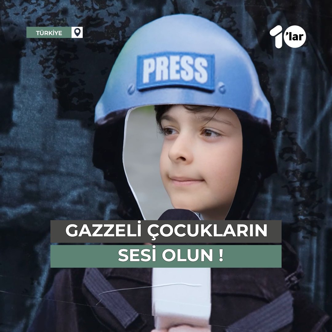 “Gazzeli çocukların sesine kulak ver” Çocuklar 23 Nisan’da, Gazze’yi ve dünyanın en küçük gazetecisi 9 yaşındaki Lama’yı anlatmak için Üsküdar meydandaydı. [Yeryüzü Çocukları Derneği]