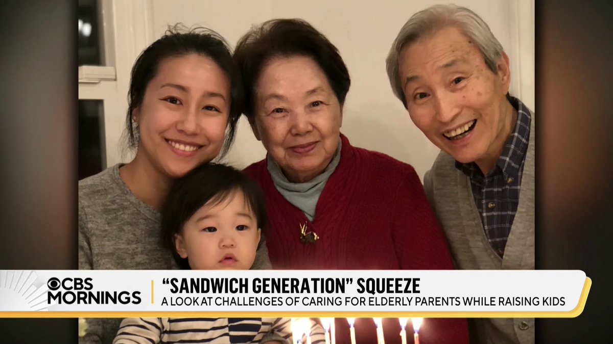 About 80 million Americans are “sandwich” caregivers — including lisaling. She shares how she and her husband care for their children and an elderly parent at the same time and how finances play a role in caregiving decisions for families in similar situations.