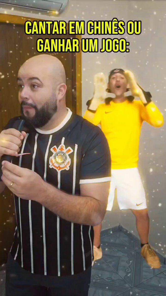 Não vou ganhar e nem fazer gol não!