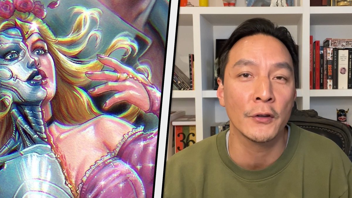 We've got a special delivery from legendary action superstar of the films "American Born Chinese" & "Into the Badlands" Daniel Wu Stay tuned for more exciting announcements 247💥Comics seanchenart 👀 📢