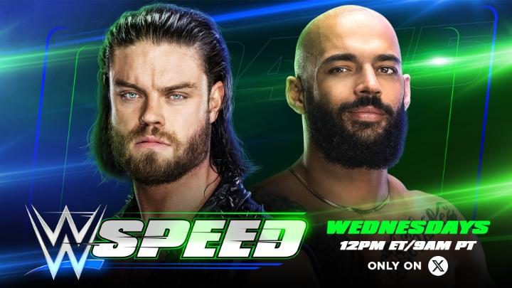 THE CLOCK IS TICKING! ⏰ Who do you think is punching their ticket to the #WWESpeed Championship Match? Lightskin Kingpin or JD McDonagh? 👀