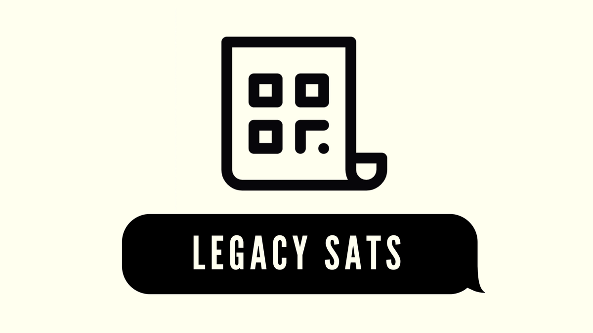 #LegacySats - Ordinals First Version