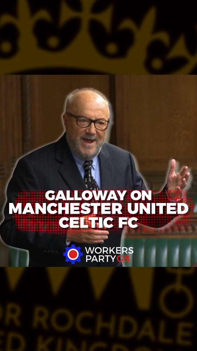 Galloway scores again in Parliament on Football Governance I spoke about the ownership of football clubs by their fans and the “Glazers Out” campaign by Manchester United supporters. Tuesday 24 April 2024 Workers Party of Britain #ManchesterUnited #Glazers #ManUtd #GlazersOut #CelticFC #FanOwnership #RochdaleRevival