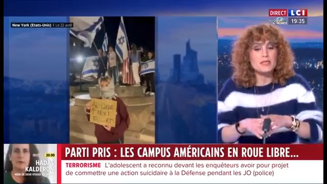 📢 : « Les campus américains en roue libre…», le parti pris #international d’Abnousse Shalmani #24hPujadas #LCI #La26 ⤵️