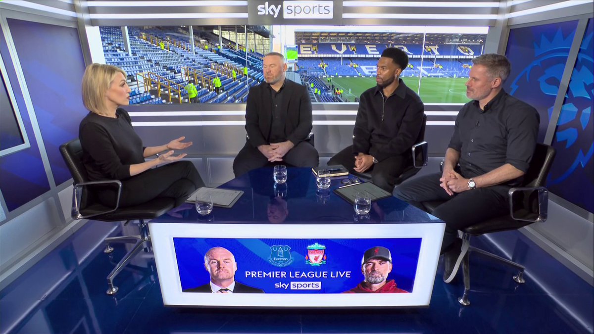 🗣 "This will be a tasty atmosphere tonight" Kelly Cates is joined by Wayne Rooney, Daniel Sturridge and Jamie Carragher to preview Jurgen Klopp's final Merseyside Derby tonight ⚔