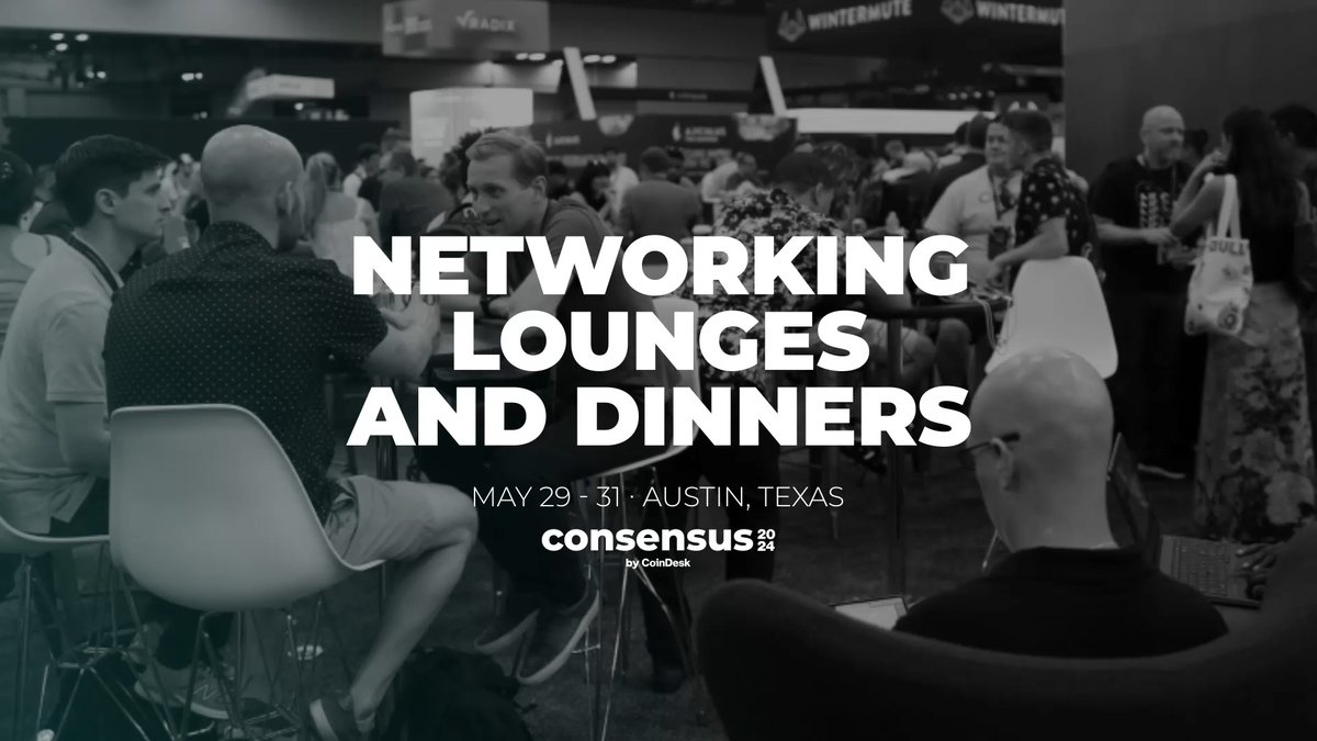 🌐 Ready to expand your network? #Consensus2024 is more than just panels and keynotes — it's a prime opportunity to connect with the top minds in blockchain and Web3. Don't miss out on exceptional networking opportunities. Find out more 🔗
