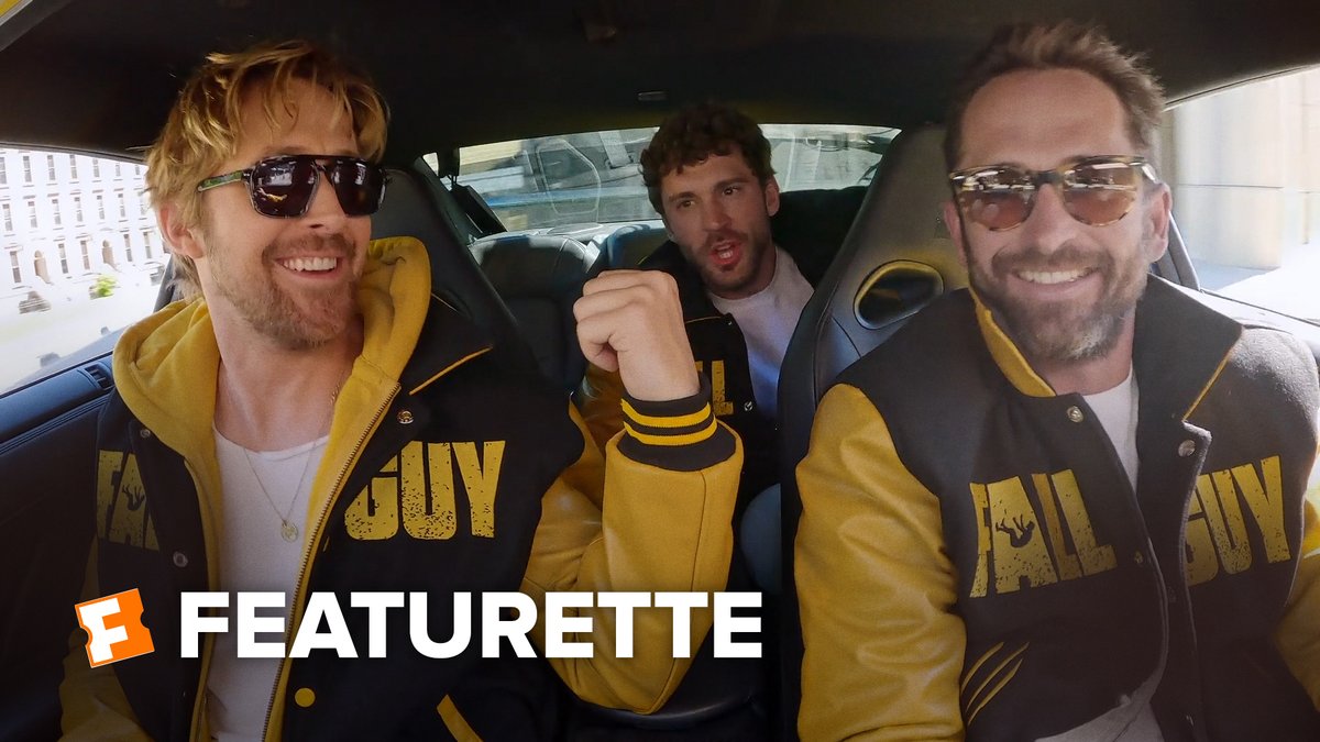 Ryan Gosling does a stunts-themed carpool run in promo for ‘THE FALL GUY’