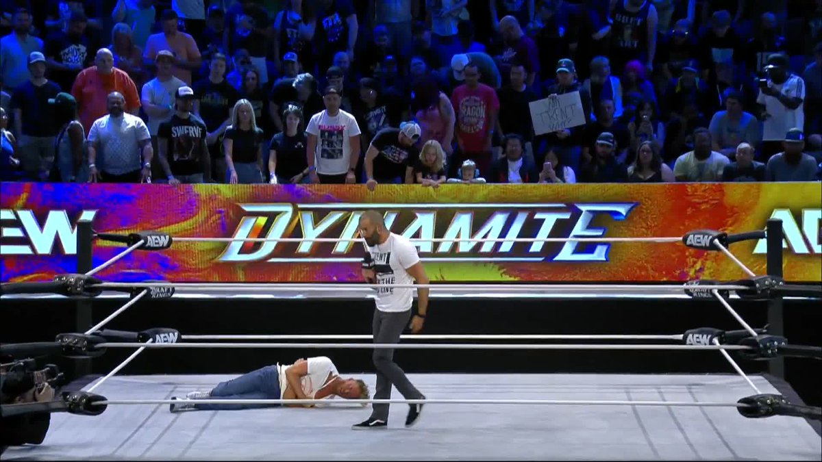 "Do the right thing, and give the people what they want." Watch #AEWDynamite LIVE on TBS! TRENT? | Chuck Taylor | Orange Cassidy