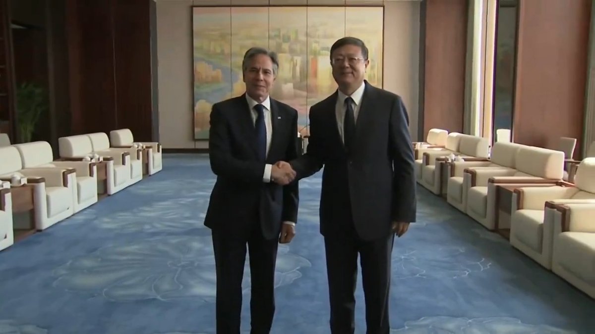 Secretary of State Antony Blinken arrives in China on a mission to press Beijing on issues including its support for Russia and industrial overcapacity, with the threat of new US sanctions looming over the visit