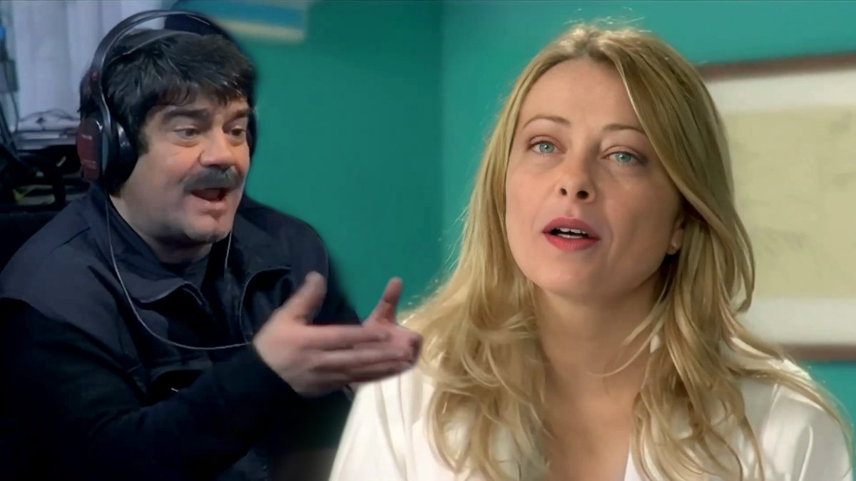 Ho rifatto la scena madre di Boris con il presidente Meloni. Buon #25Aprile 🌹