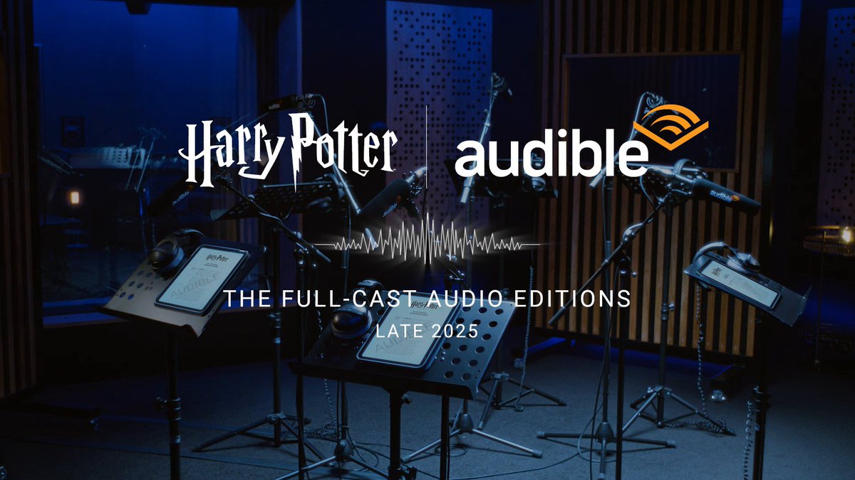Attention listeners! A brand-new, full-cast audio performance of #HarryPotter awaits you in late 2025. Prepare for a journey through the mystical world of Hogwarts with an enchanting original score and sound design for an unforgettable experience. 🎧✨