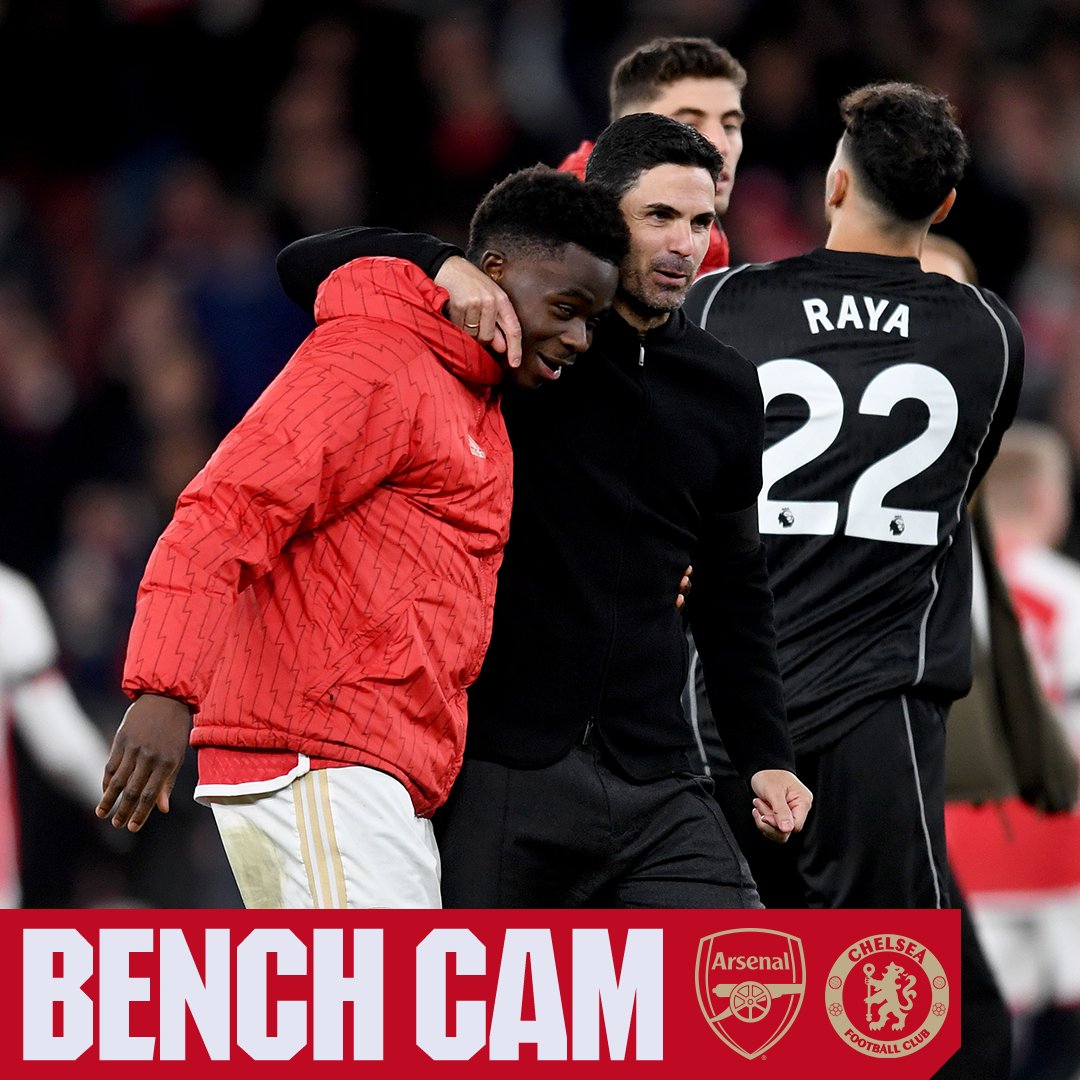 Passion on the touchline 🙌 📺 Watch all the best reactions from our win against Chelsea with our Bench Cam 👇