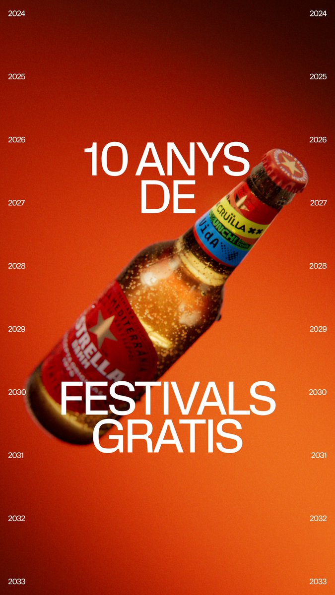 Compte que no vagis aquesta tarda de birres i acabis de festivals durant els pròxims 10 anys. +info a
