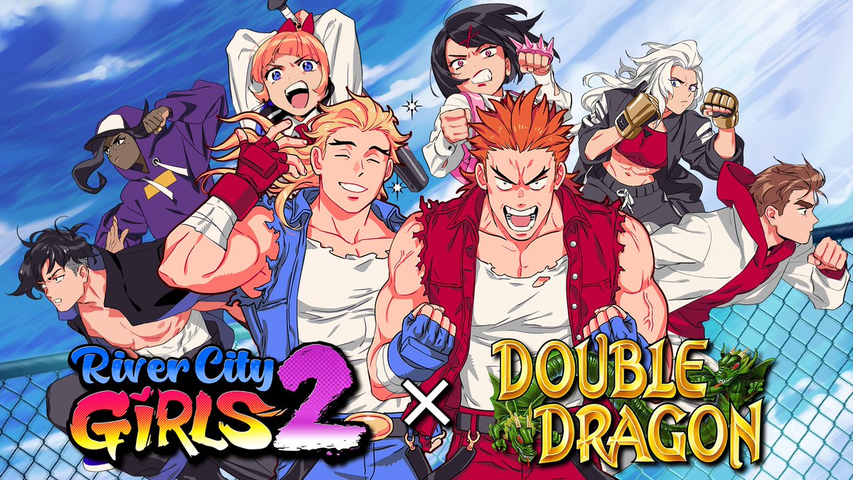 The Double Dragons, Billy and Jimmy Lee - played by Game Grumps Arin Hanson &amp; Dan Avidan - are busting out of the dojos and joining River City Girls 2 as premium playable character DLC this summer! New shops + other free content is on the way as well!